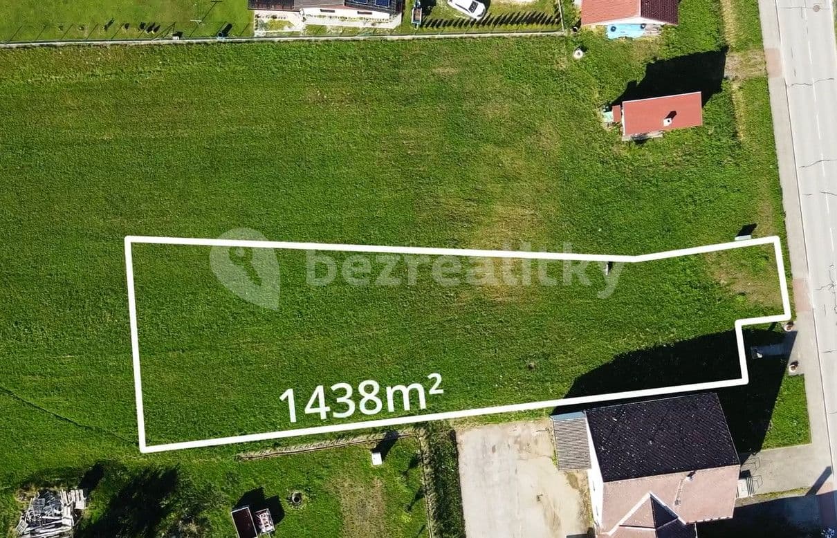 plot for sale, 1,438 m², Jílovice, Jihočeský Region