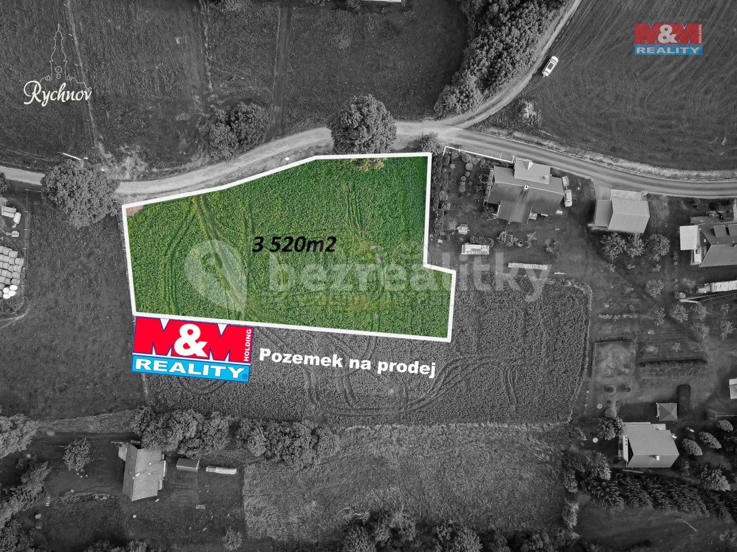 plot for sale, 3,520 m², České Petrovice, Pardubický Region