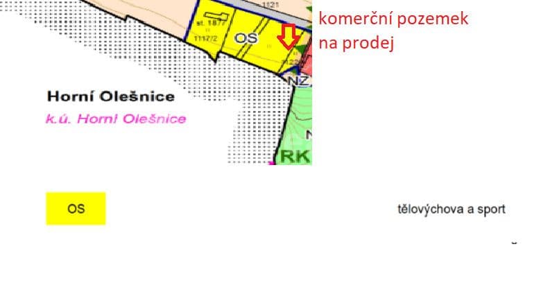 plot for sale, 2,823 m², Hostinné, Královéhradecký Region