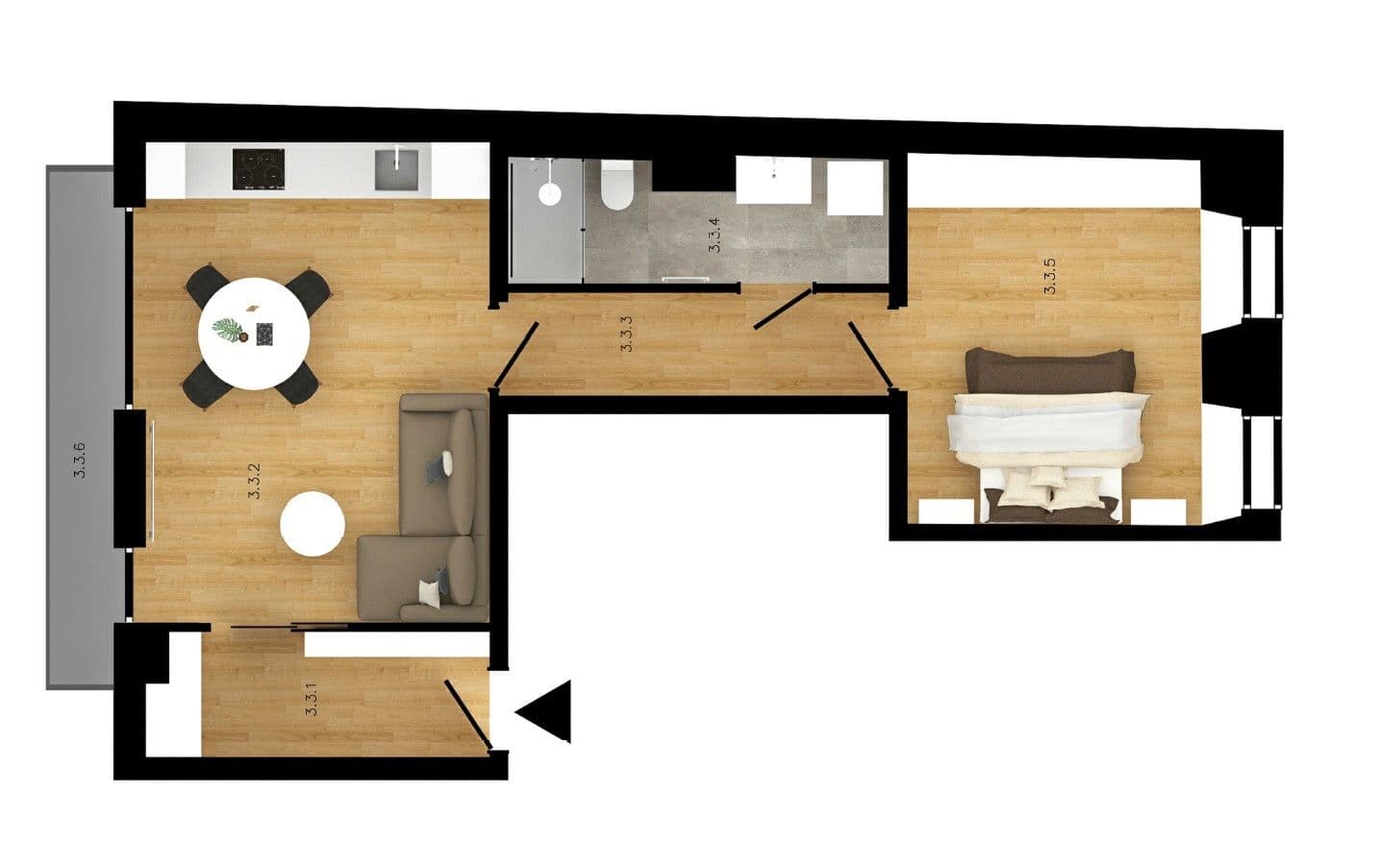 flat to rent, 50 m², Soukenická, Prague, Prague