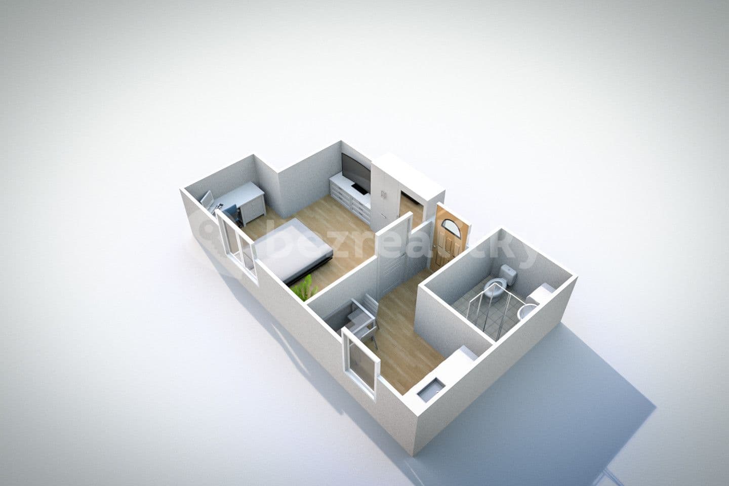 1 bedroom flat for sale, 28 m², Velké Březno, Ústecký Region