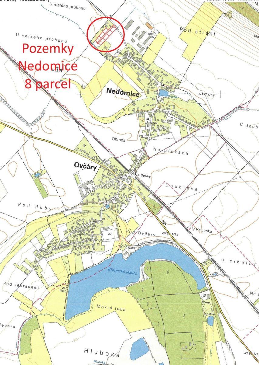 plot for sale, 817 m², 24420, Nedomice, Středočeský Region