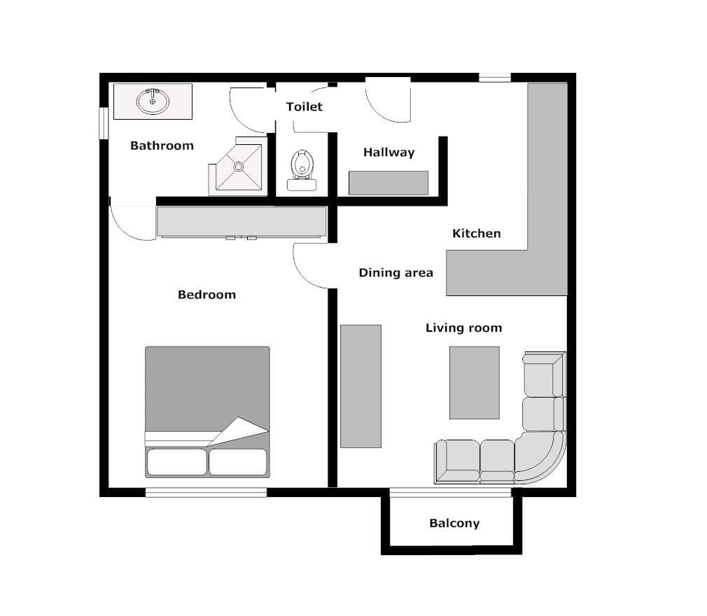 flat to rent, 45 m², Sportovní, Prague, Prague