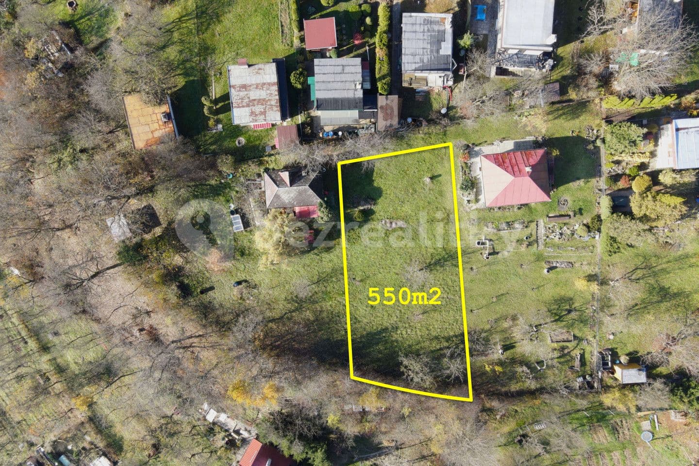 plot for sale, 550 m², Kosov II, Zlín, Zlínský Region