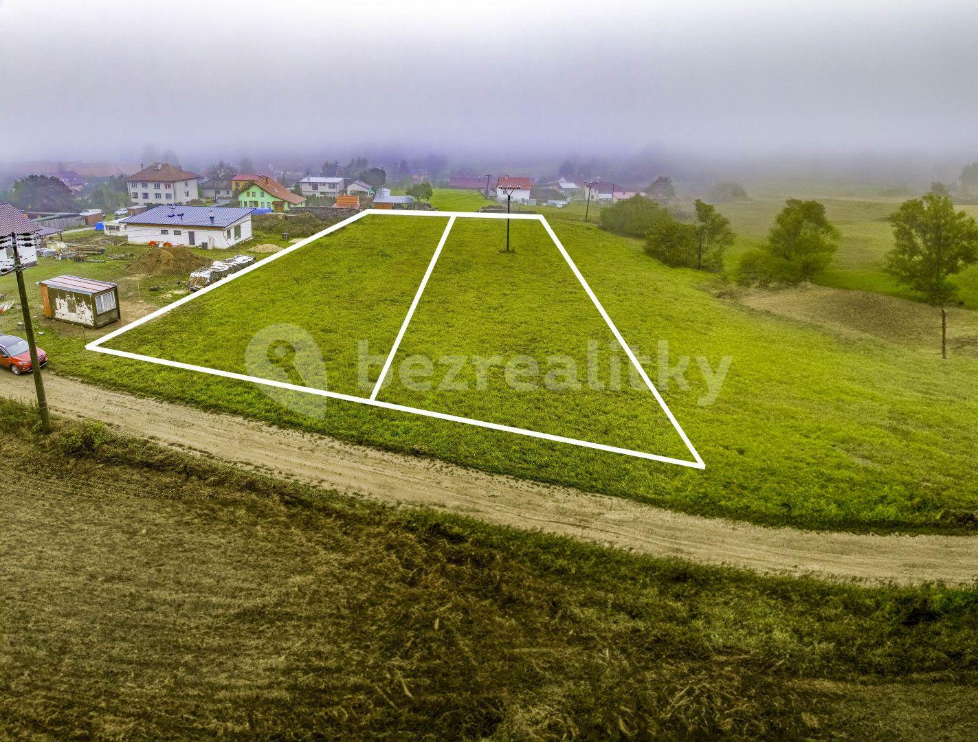 plot for sale, 1,217 m², Jersín, Vysočina Region