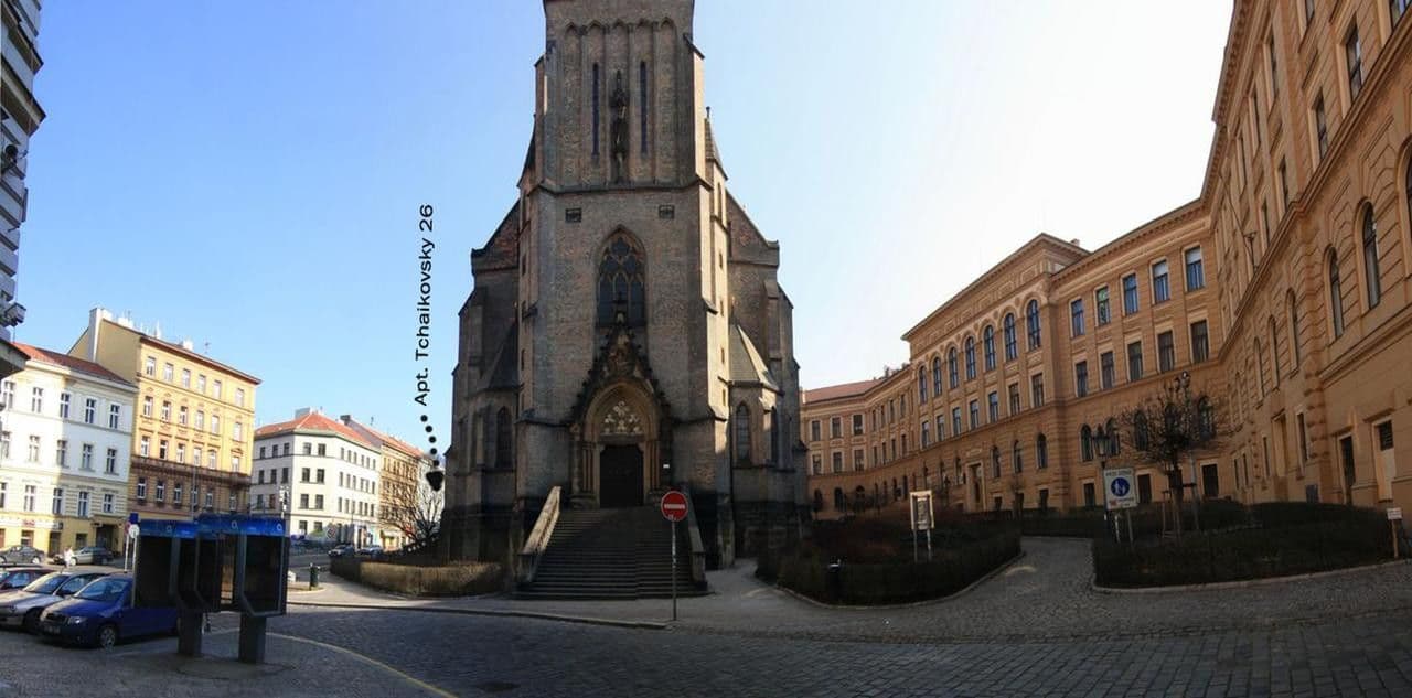 flat to rent, 50 m², Čajkovského, Prague, Prague