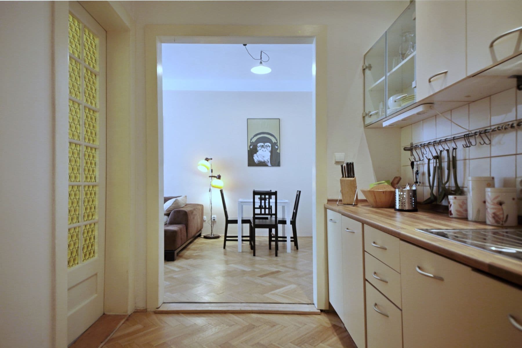flat to rent, 50 m², Čajkovského, Prague, Prague