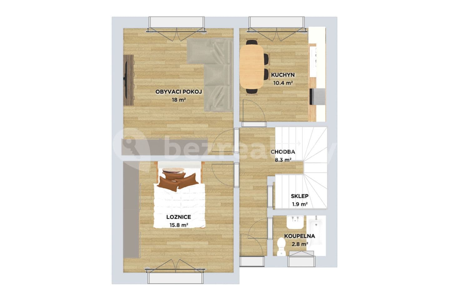 5 bedroom flat for sale, 165 m², Kosořice, Středočeský Region