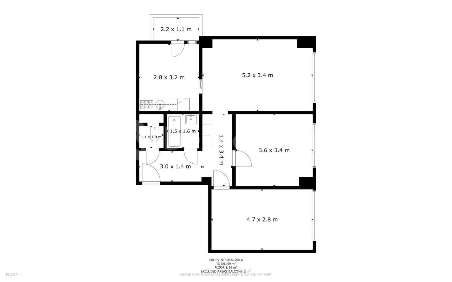 3 bedroom flat for sale, 64 m², Anenská, Frýdek-Místek, Moravskoslezský Region