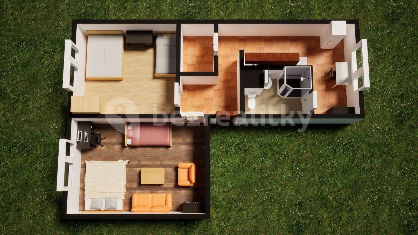 2 bedroom flat for sale, 62 m², Okružní, Stráž pod Ralskem, Liberecký Region