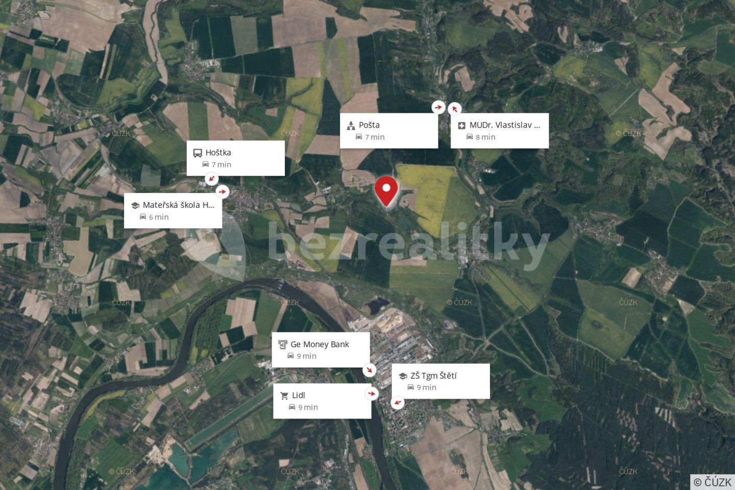 recreational property for sale, 661 m², Štětí, Ústecký Region