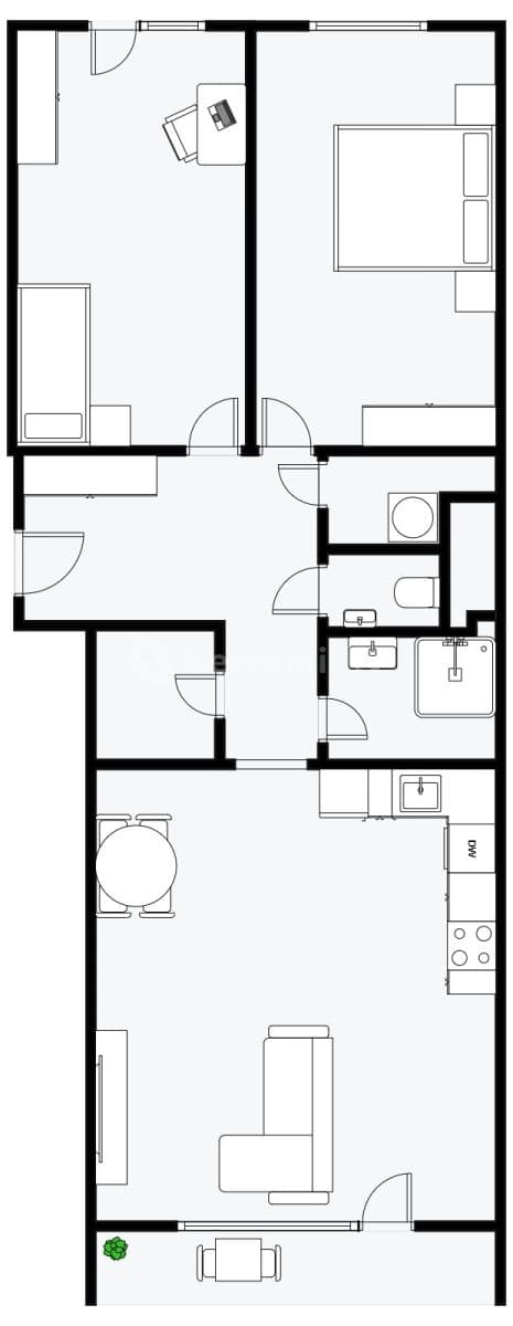 2 bedroom with open-plan kitchen flat for sale, 84 m², Košická, Prague, Prague