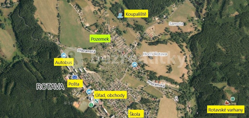 plot for sale, 670 m², Sklenský vrch, Rotava, Karlovarský Region