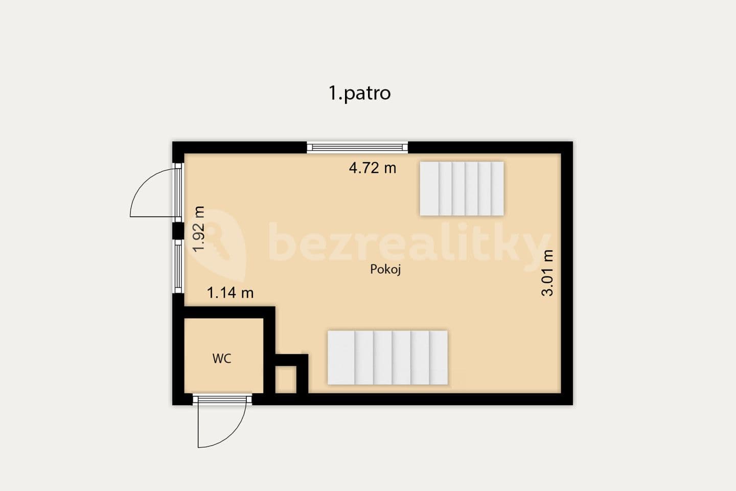 recreational property for sale, 401 m², Cheb, Karlovarský Region