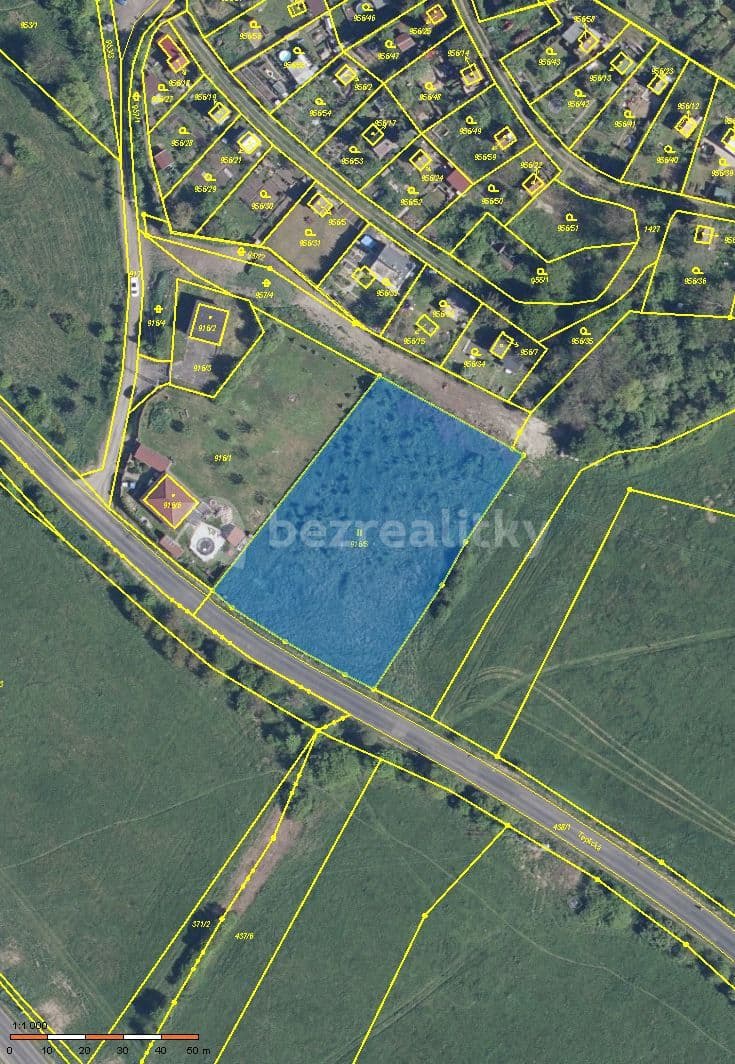 plot for sale, 3,430 m², Bystřany, Ústecký Region