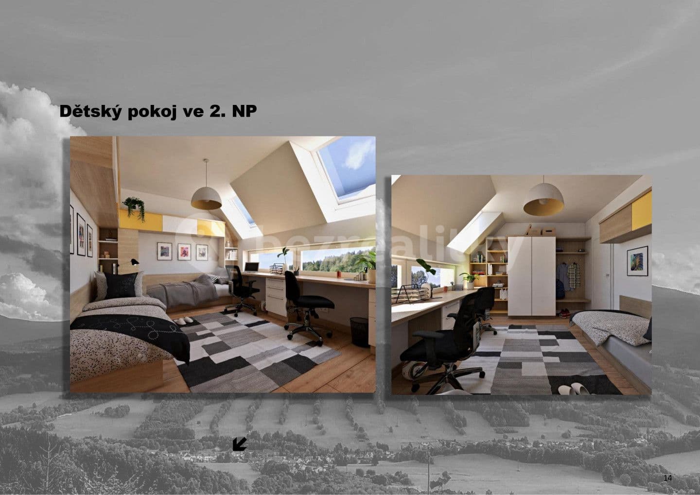 2 bedroom with open-plan kitchen flat for sale, 84 m², Lipová-lázně, Olomoucký Region