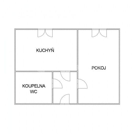 1 bedroom flat for sale, 30 m², Koterovská, Plzeň, Plzeňský Region