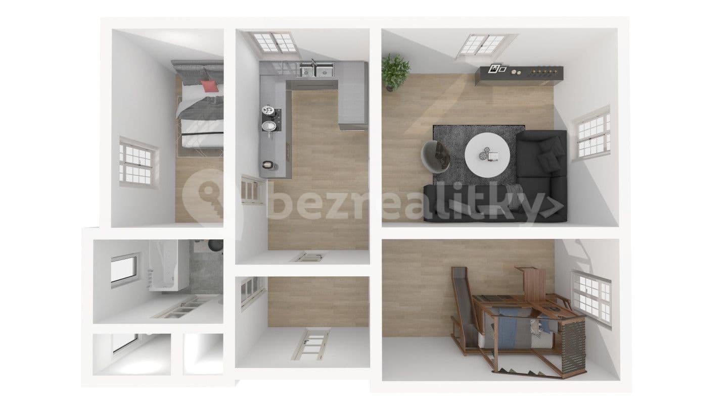 3 bedroom flat for sale, 69 m², Dvořákova, Horšovský Týn, Plzeňský Region