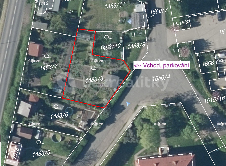 plot for sale, 450 m², Droužkovická, Údlice, Ústecký Region