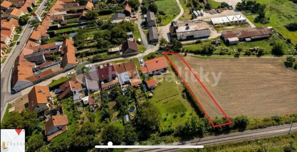 plot for sale, 993 m², Zbýšov, Jihomoravský Region