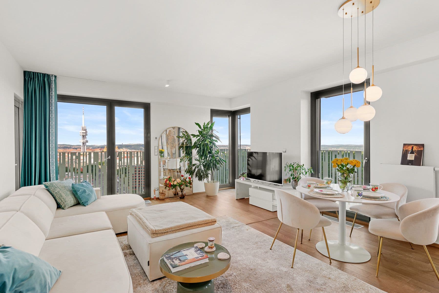 flat to rent, 80 m², Olšanská H, Prague, Prague