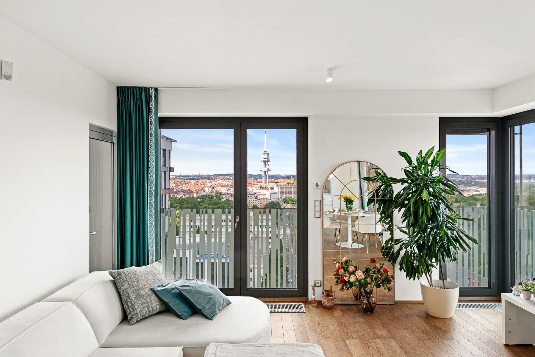 flat to rent, 80 m², Olšanská H, Prague, Prague