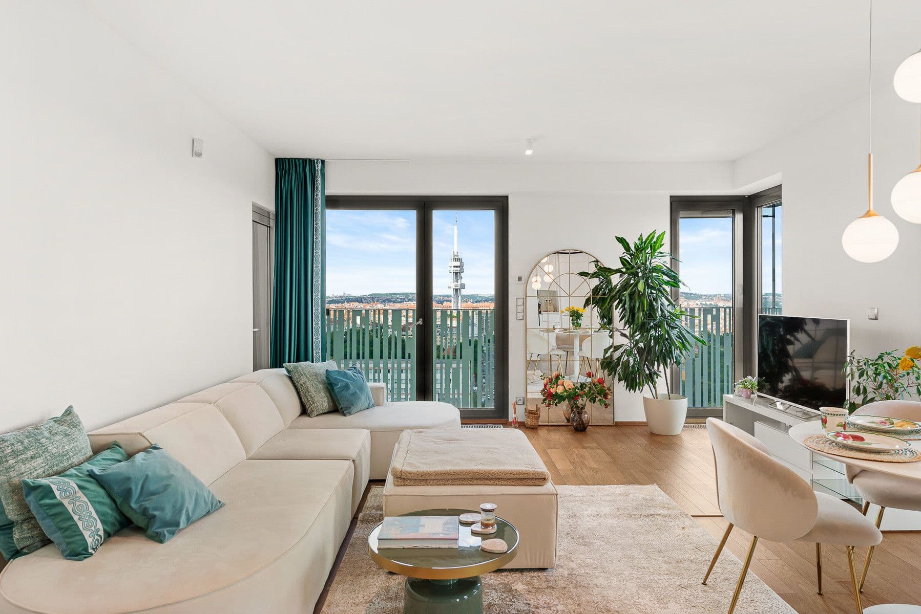 flat to rent, 80 m², Olšanská H, Prague, Prague