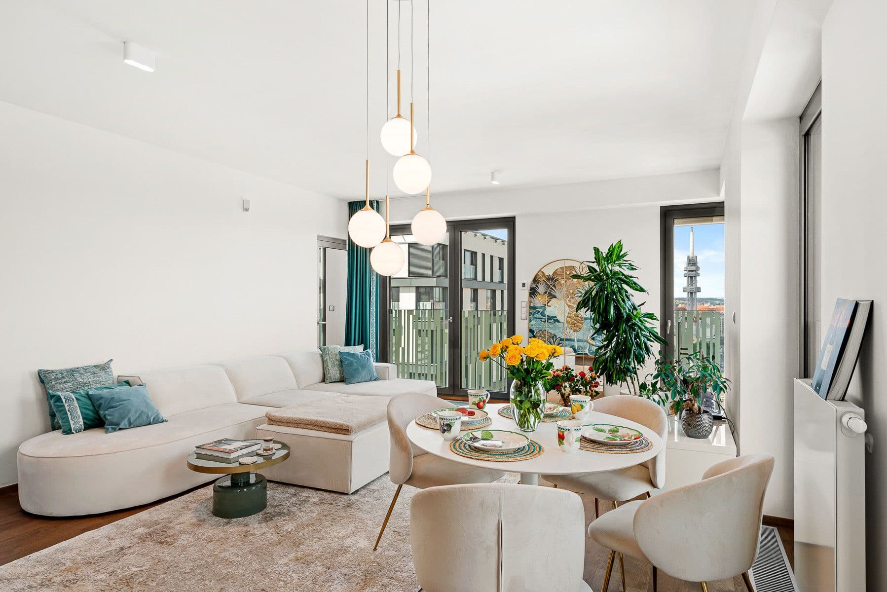 flat to rent, 80 m², Olšanská H, Prague, Prague