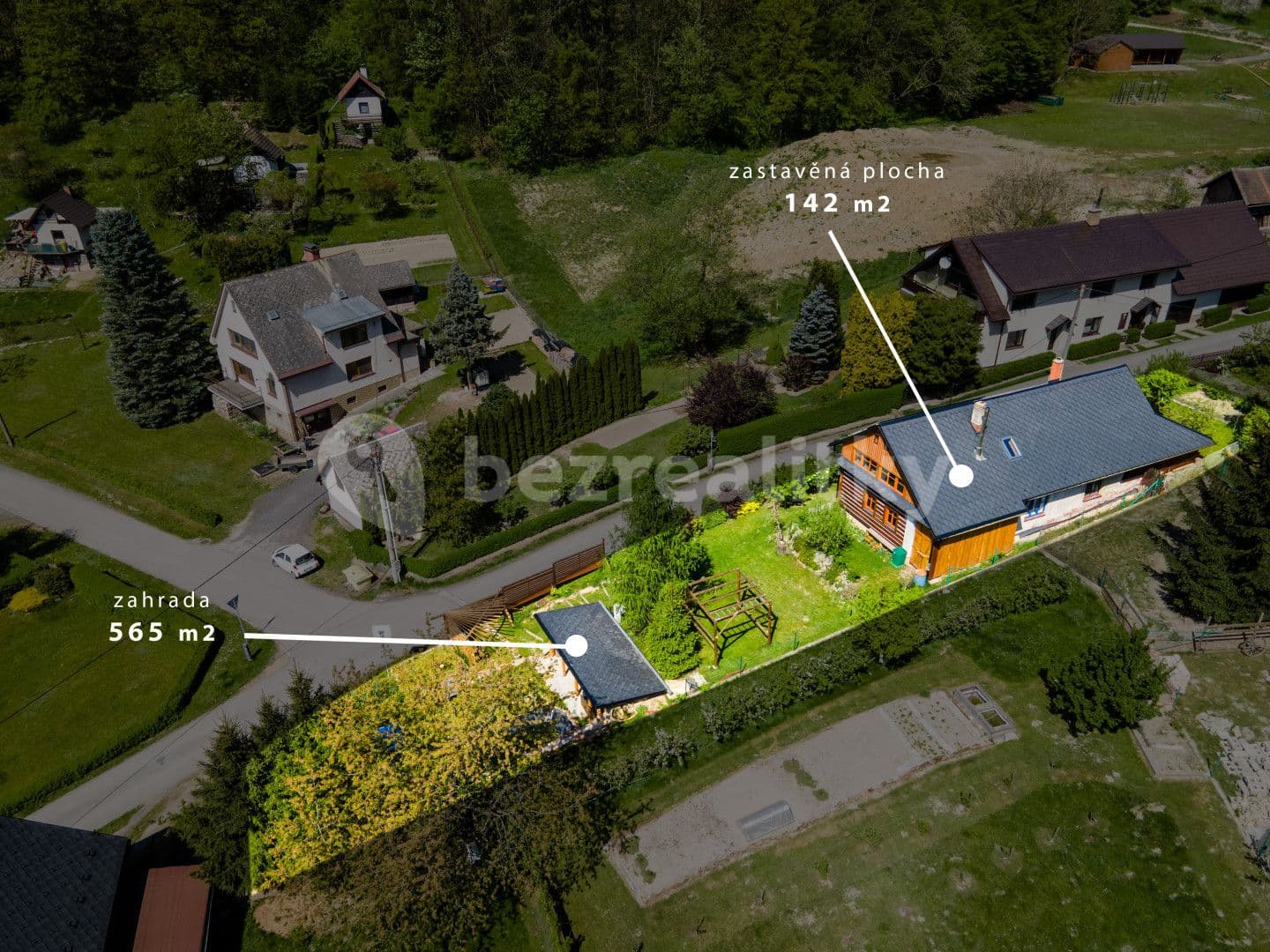 recreational property for sale, 707 m², Šedivec, Pardubický Region