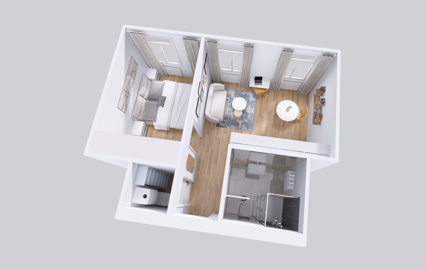 flat to rent, 33 m², V Lesíčku, Prague, Prague