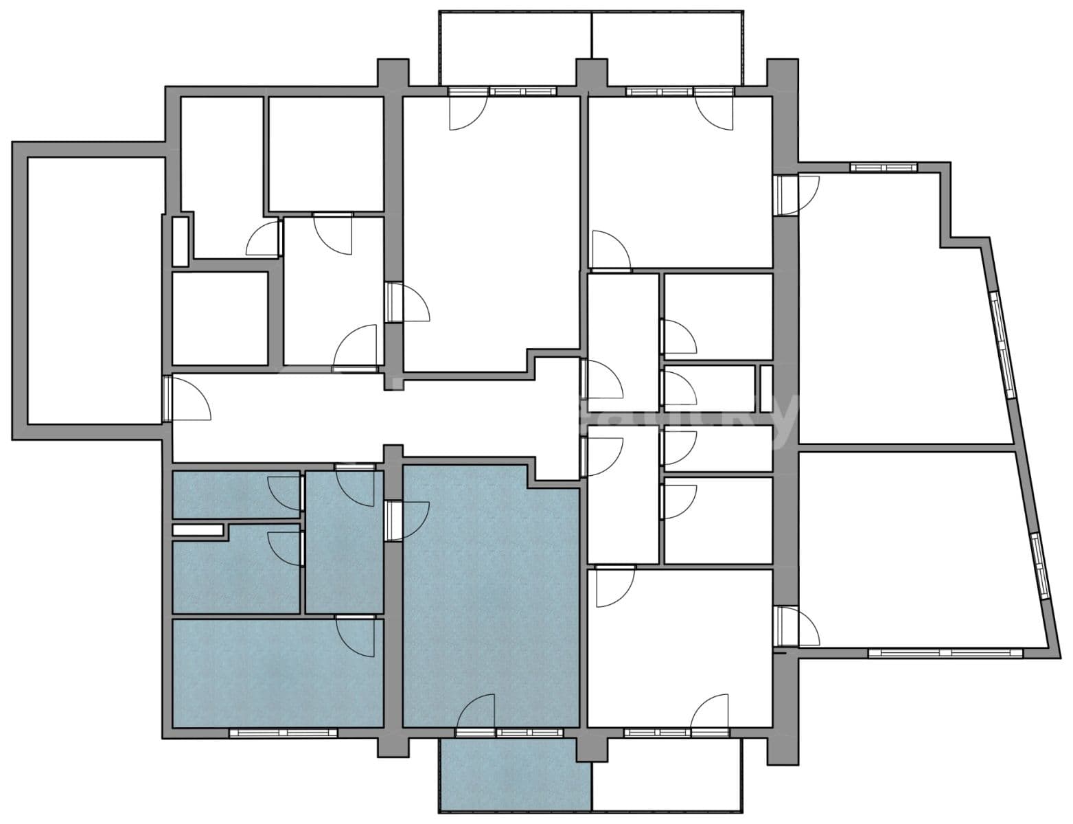 1 bedroom with open-plan kitchen flat for sale, 38 m², Mládí, Jablonec nad Nisou, Liberecký Region