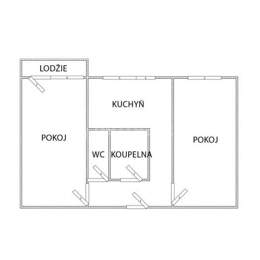 2 bedroom flat for sale, 54 m², tř. Těreškovové, Karviná, Moravskoslezský Region