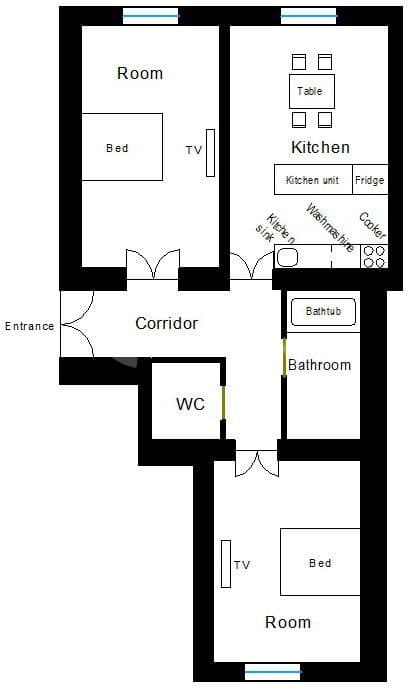flat to rent, 79 m², Polská, Prague, Prague
