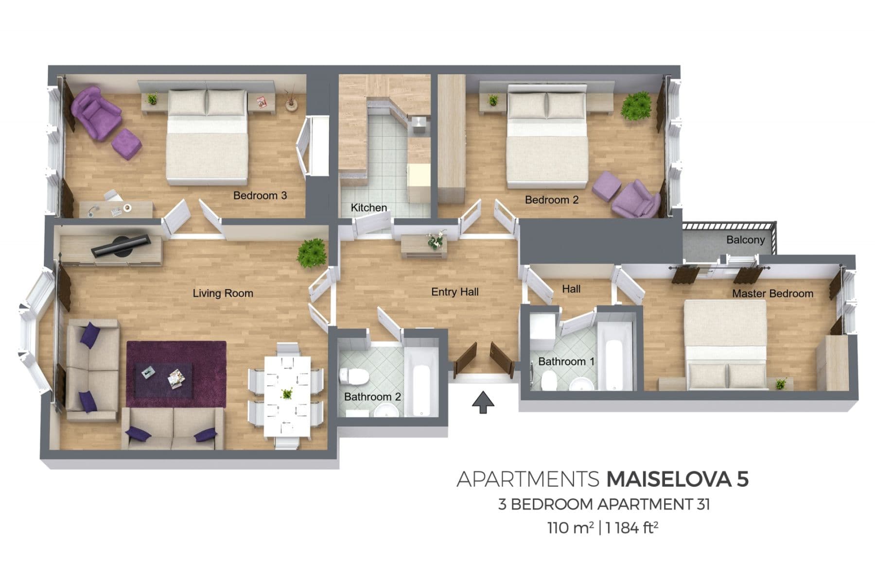 flat to rent, 111 m², Maiselova, Prague, Prague