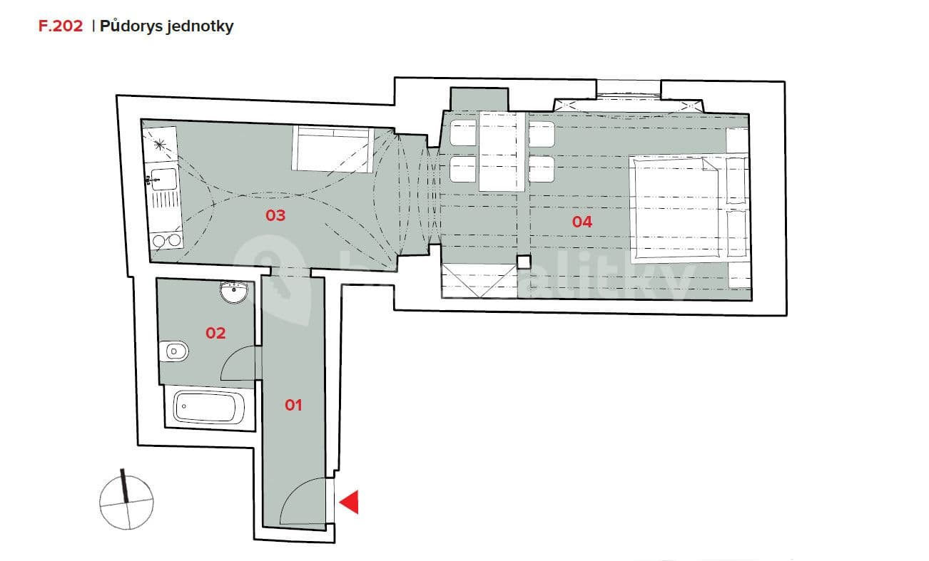 flat to rent, 35 m², Mostecká, Prague, Prague
