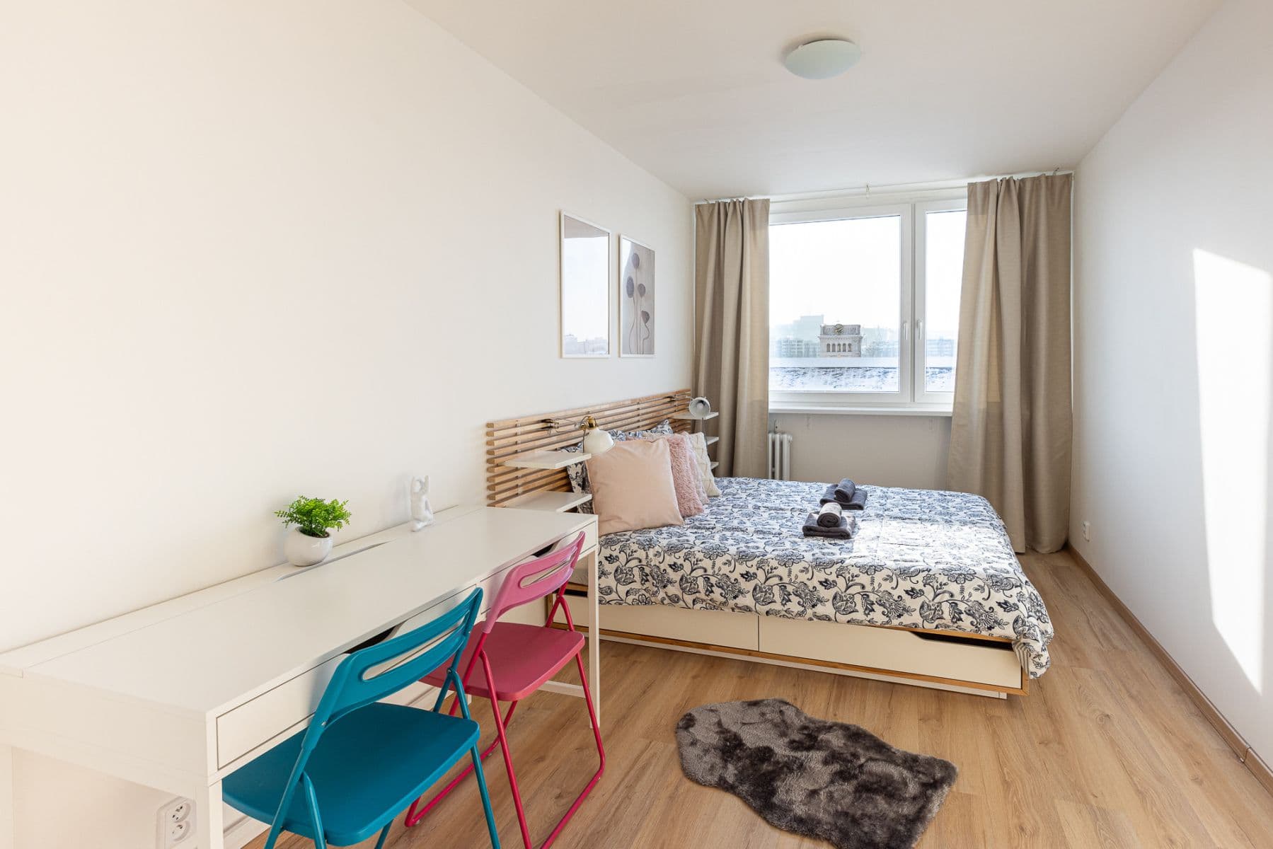 flat to rent, 45 m², Tusarova, Prague, Prague