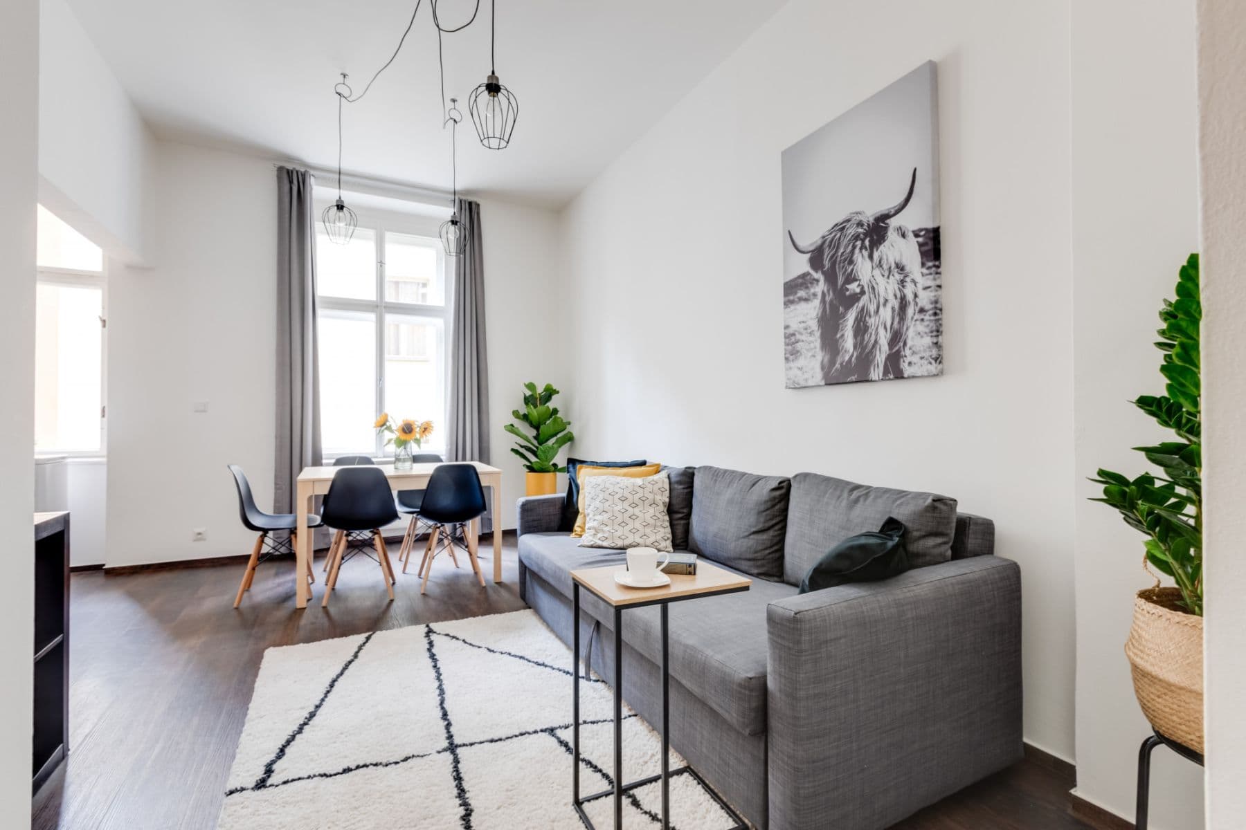 flat to rent, 55 m², Lublaňská, Prague, Prague