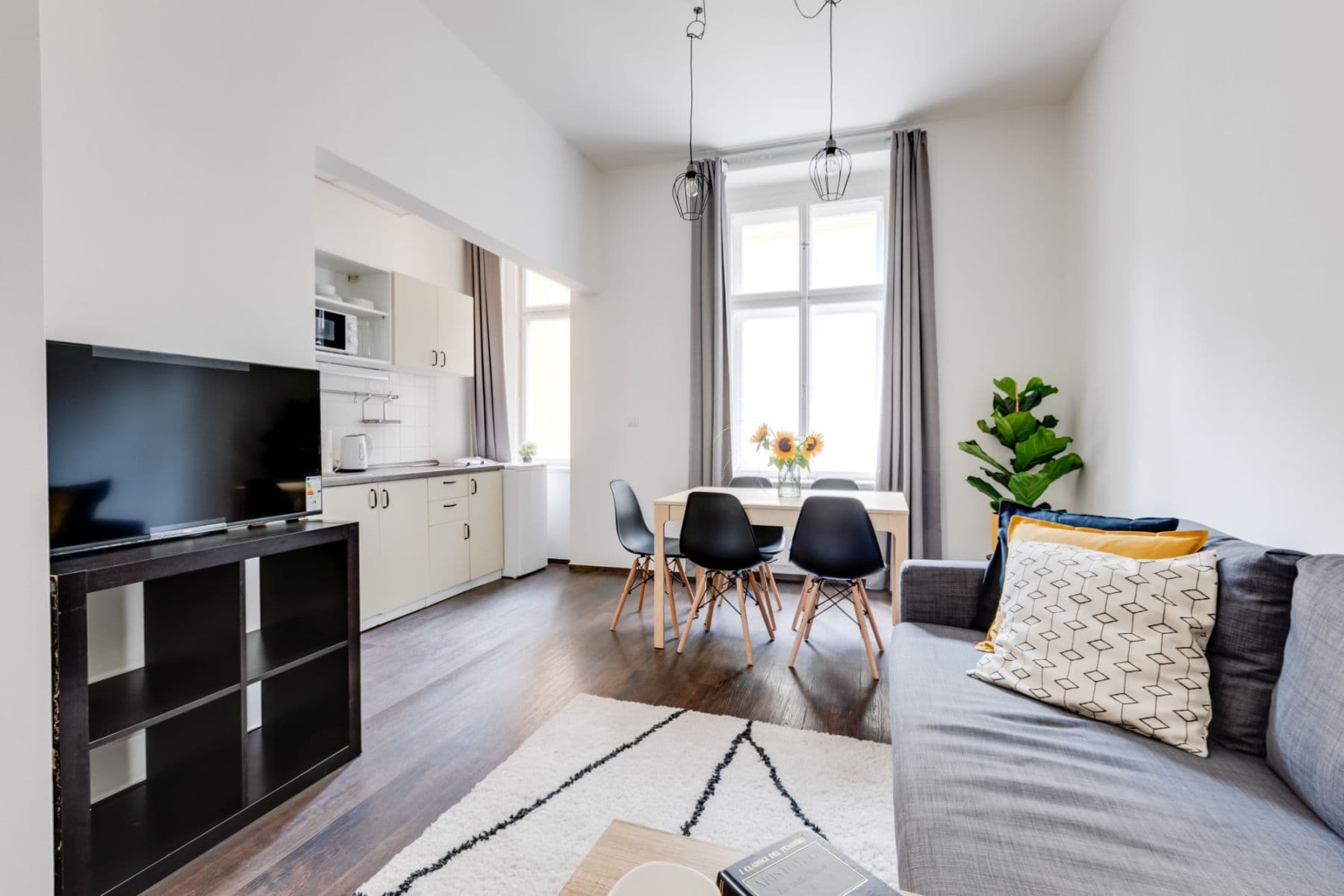 flat to rent, 55 m², Lublaňská, Prague, Prague