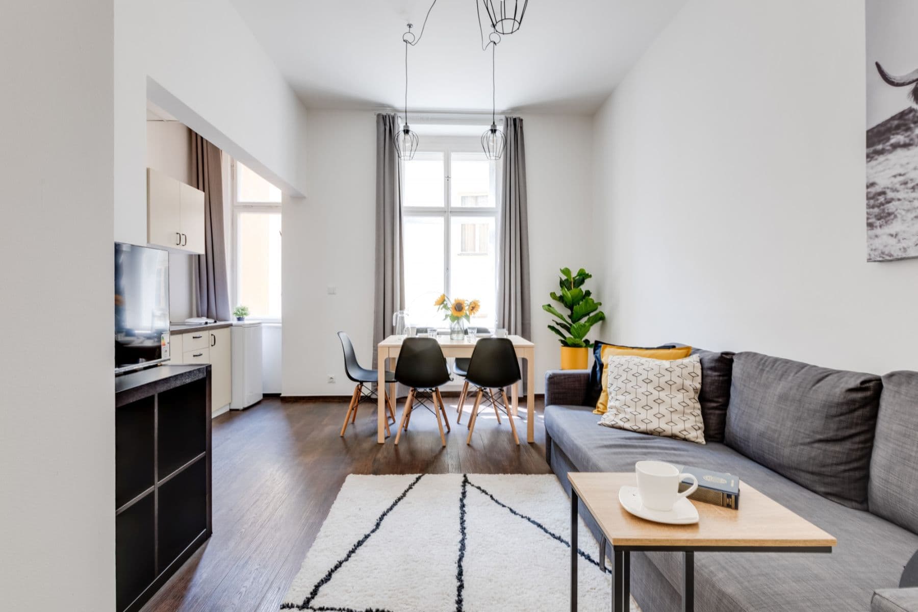 flat to rent, 55 m², Lublaňská, Prague, Prague