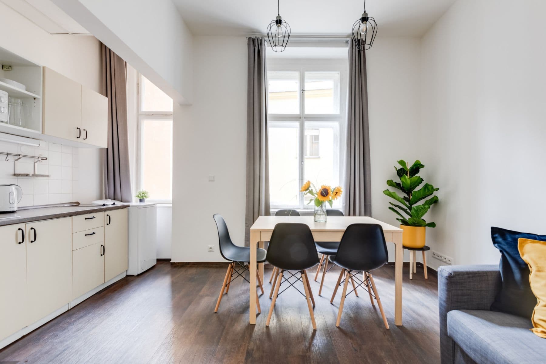 flat to rent, 55 m², Lublaňská, Prague, Prague