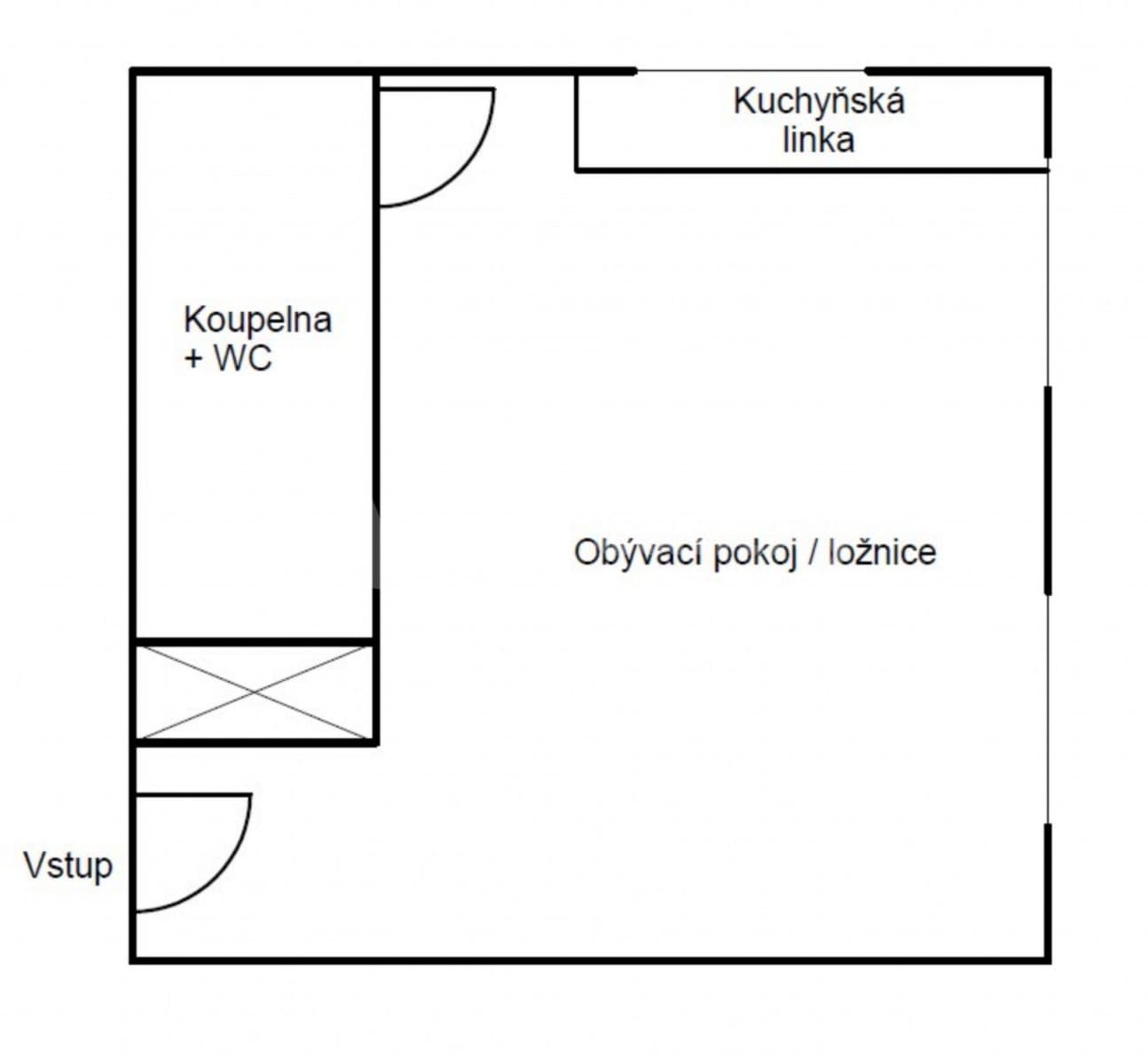 flat to rent, 20 m², Lesní, Mariánské Lázně, Karlovarský Region