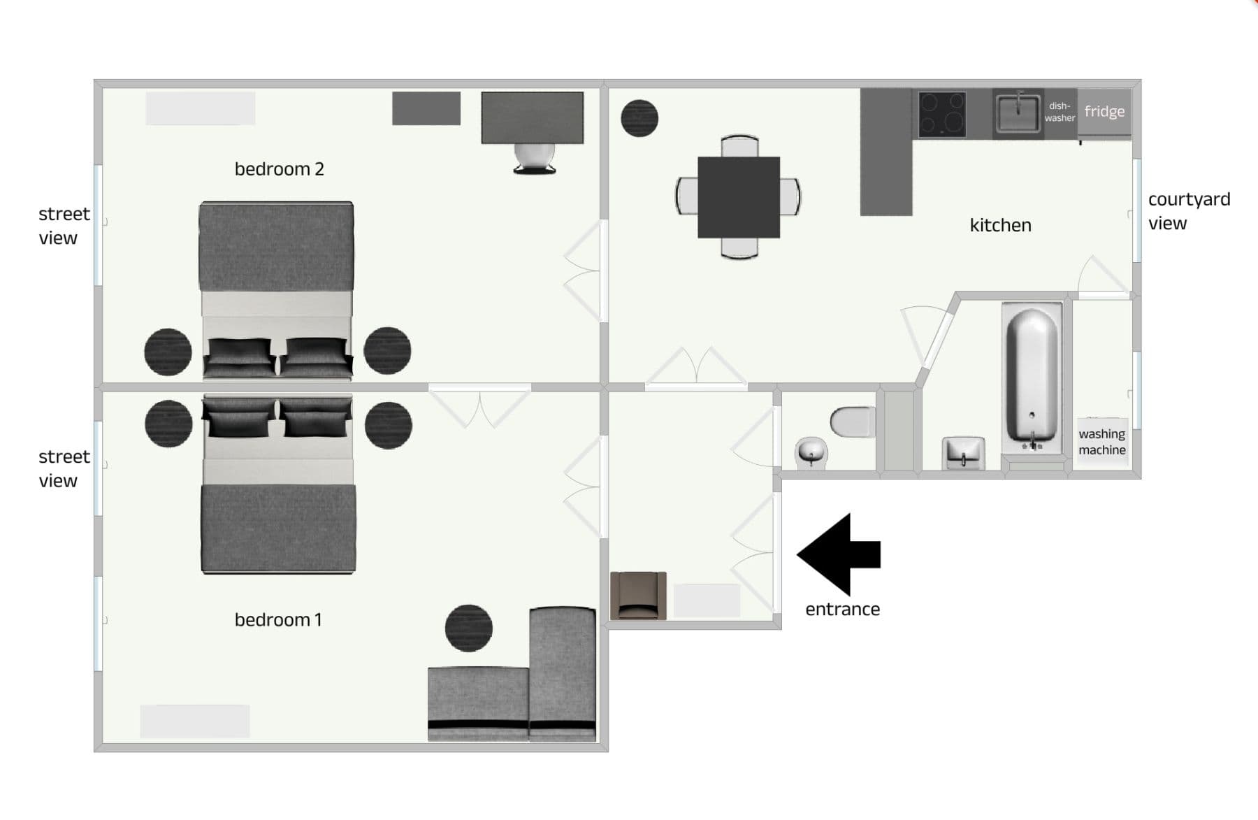 flat to rent, 90 m², Blanická, Prague, Prague