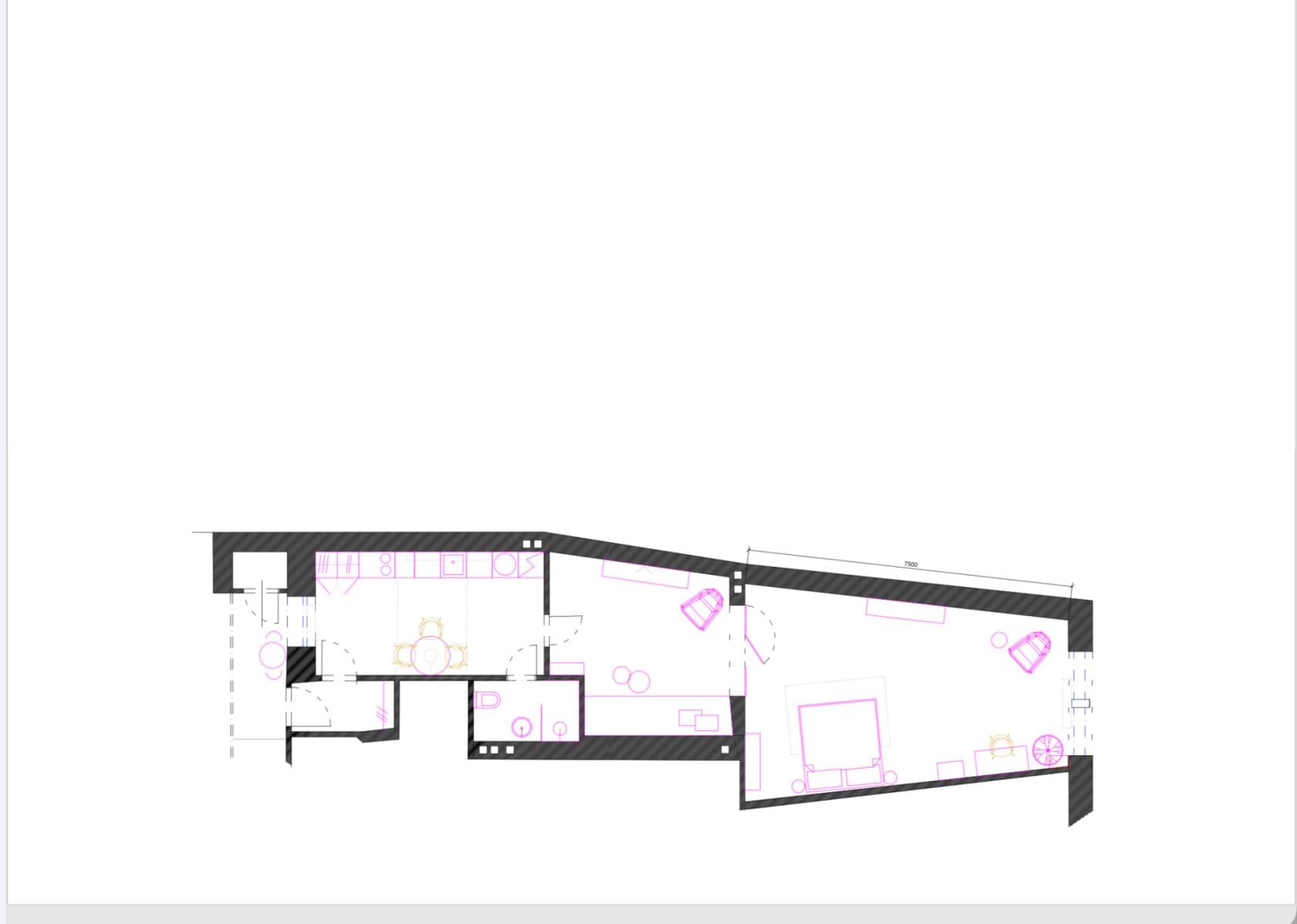 flat to rent, 75 m², Melantrichova, Prague, Prague