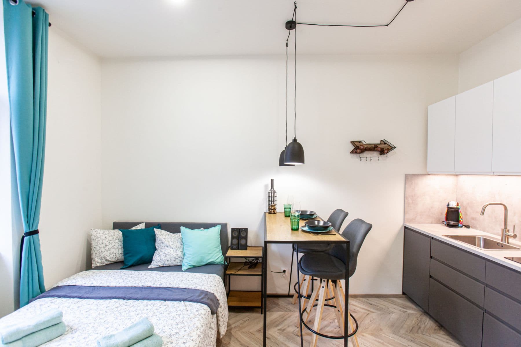 flat to rent, 22 m², Vlhká, Brno, Jihomoravský Region