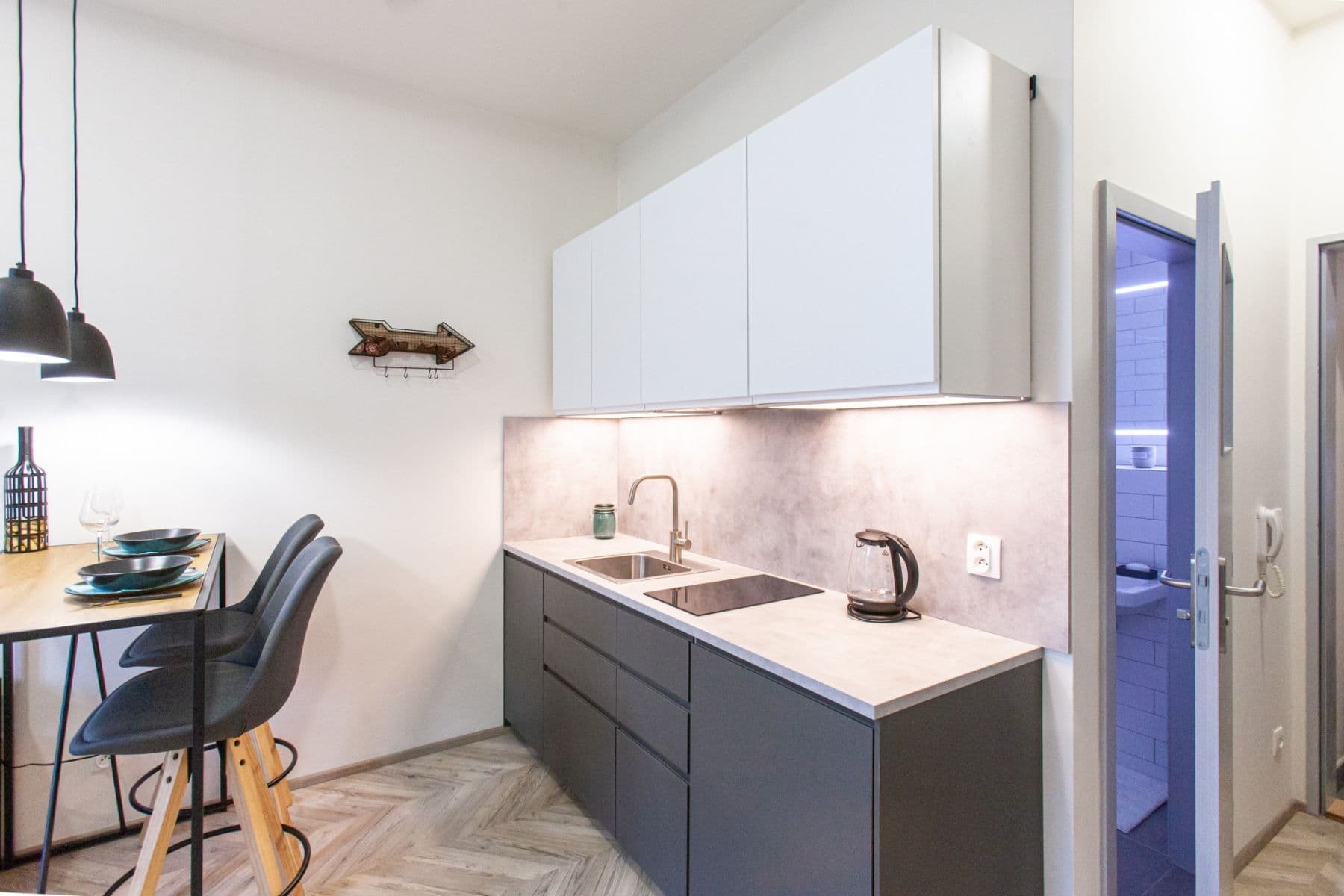flat to rent, 22 m², Vlhká, Brno, Jihomoravský Region