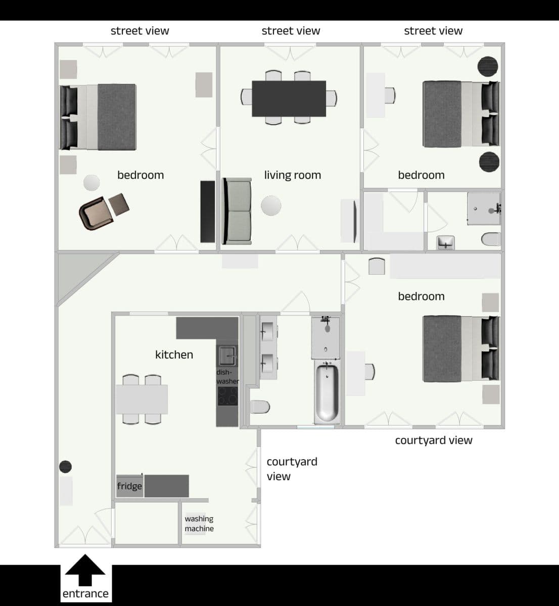 flat to rent, 136 m², Betlémská, Prague, Prague