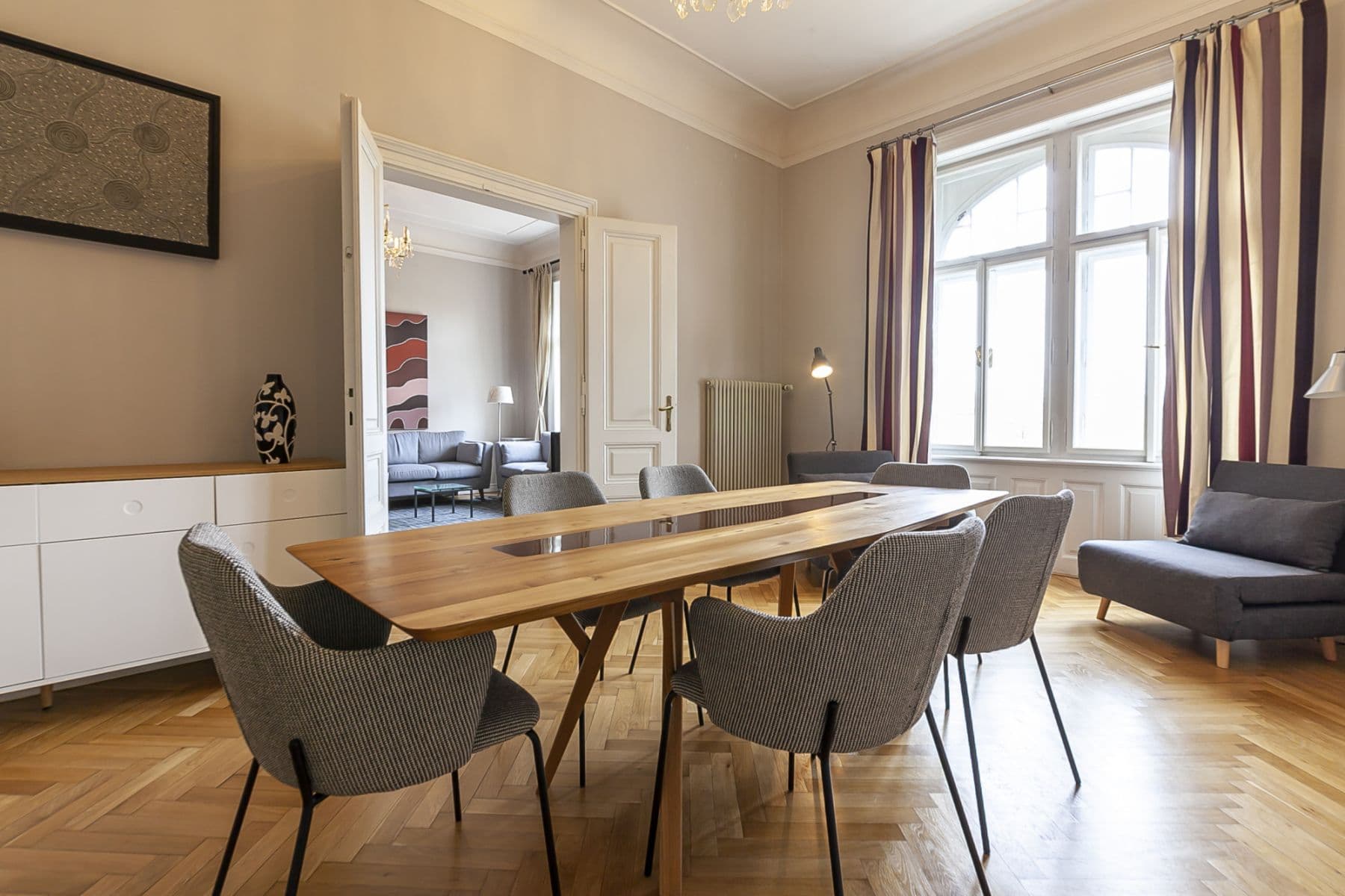 flat to rent, 105 m², Masarykovo nábřeží, Prague, Prague
