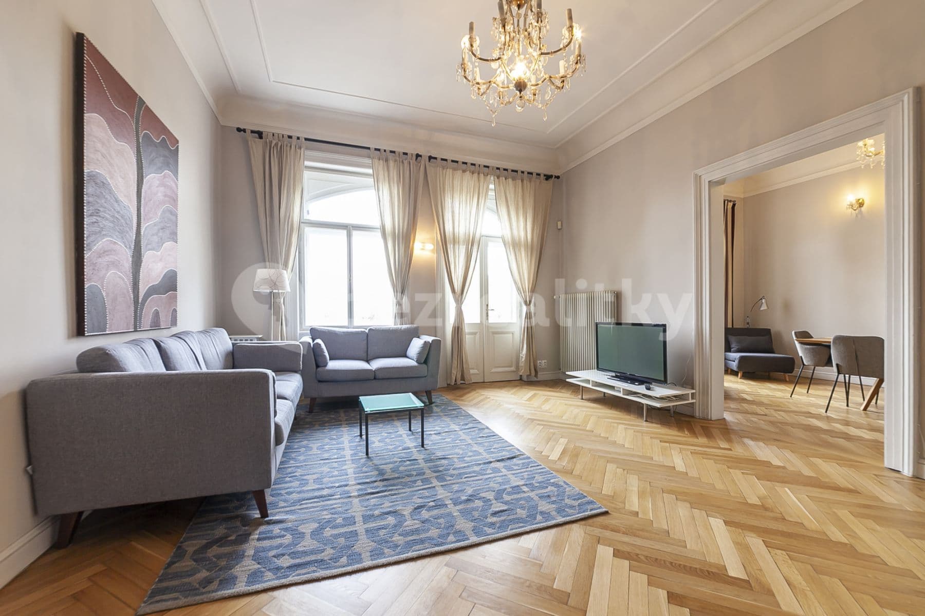 flat to rent, 105 m², Masarykovo nábřeží, Prague, Prague