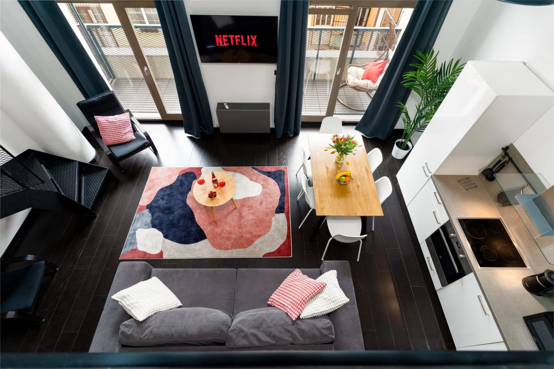 flat to rent, 70 m², Křižíkova, Prague, Prague