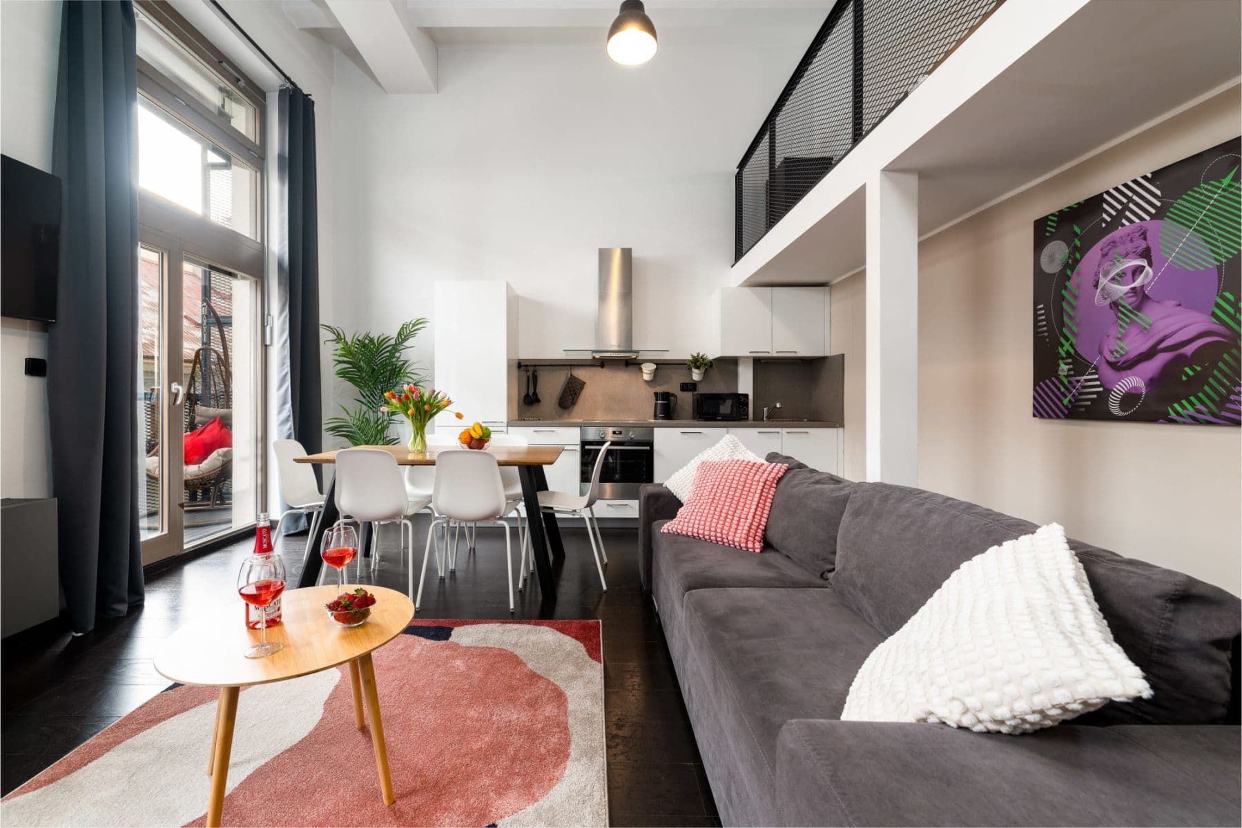 flat to rent, 70 m², Křižíkova, Prague, Prague